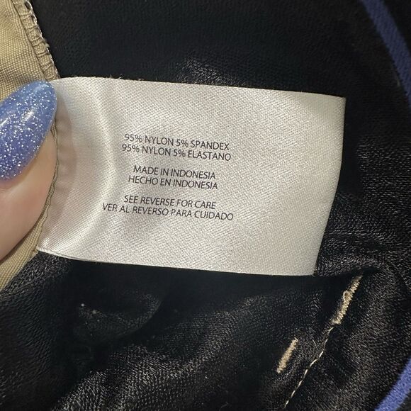 Eddie Bauer First Ascent Cargo Shorts Mens Size 36x9.5 Khaki Belted - Picture 4 of 6